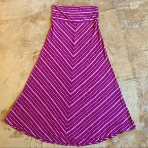 Long Purple Skirt